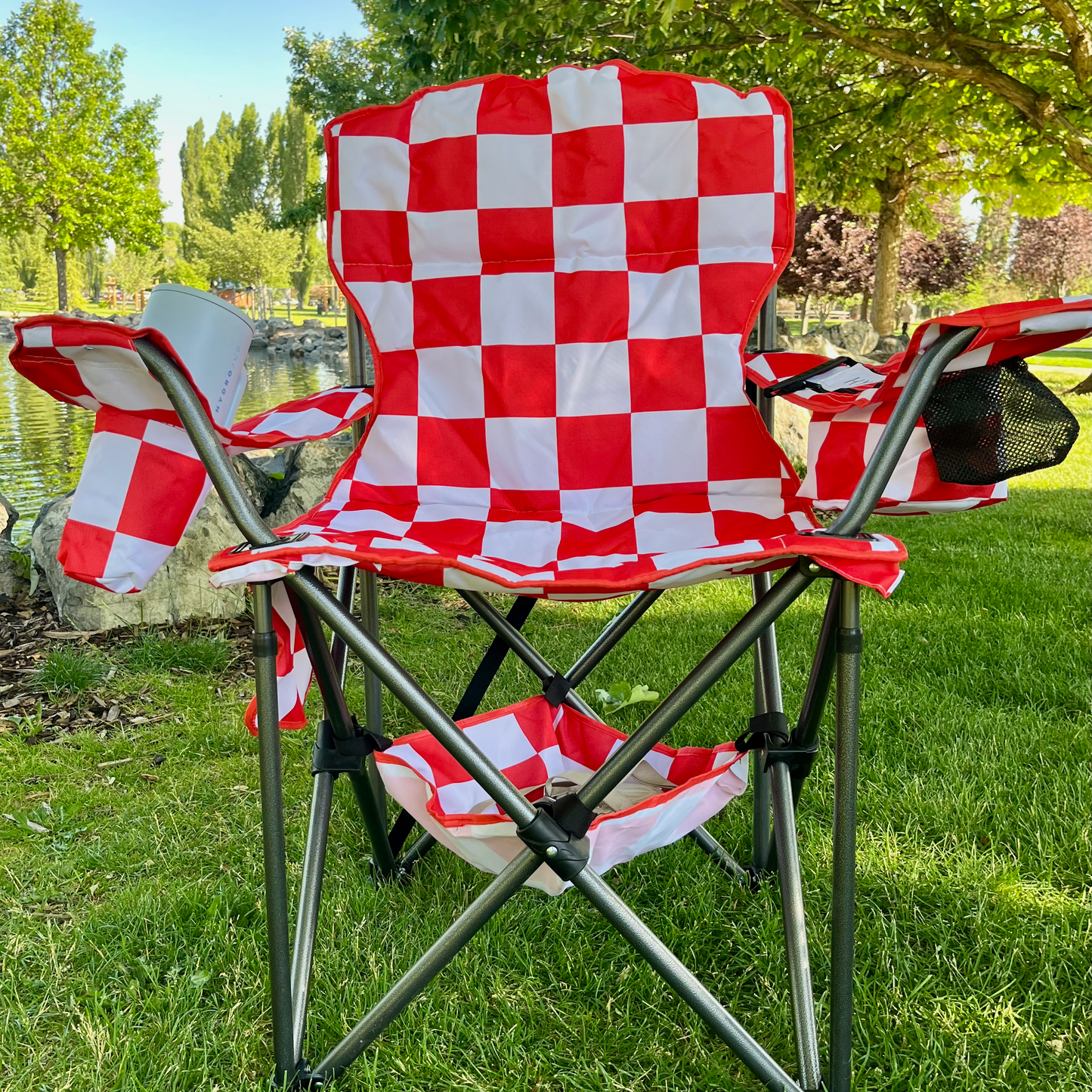 Red HydroChair With Under-seat Storage