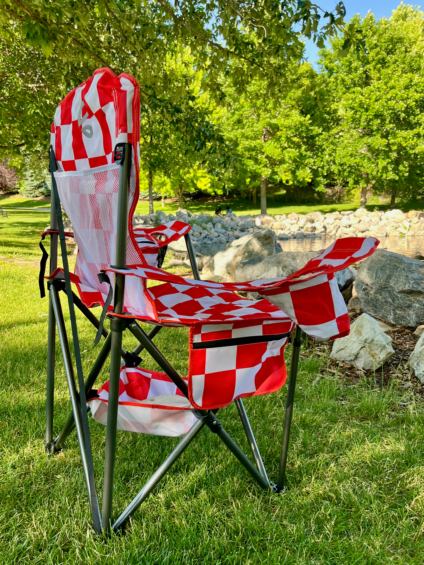 Red HydroChair With Under-seat Storage